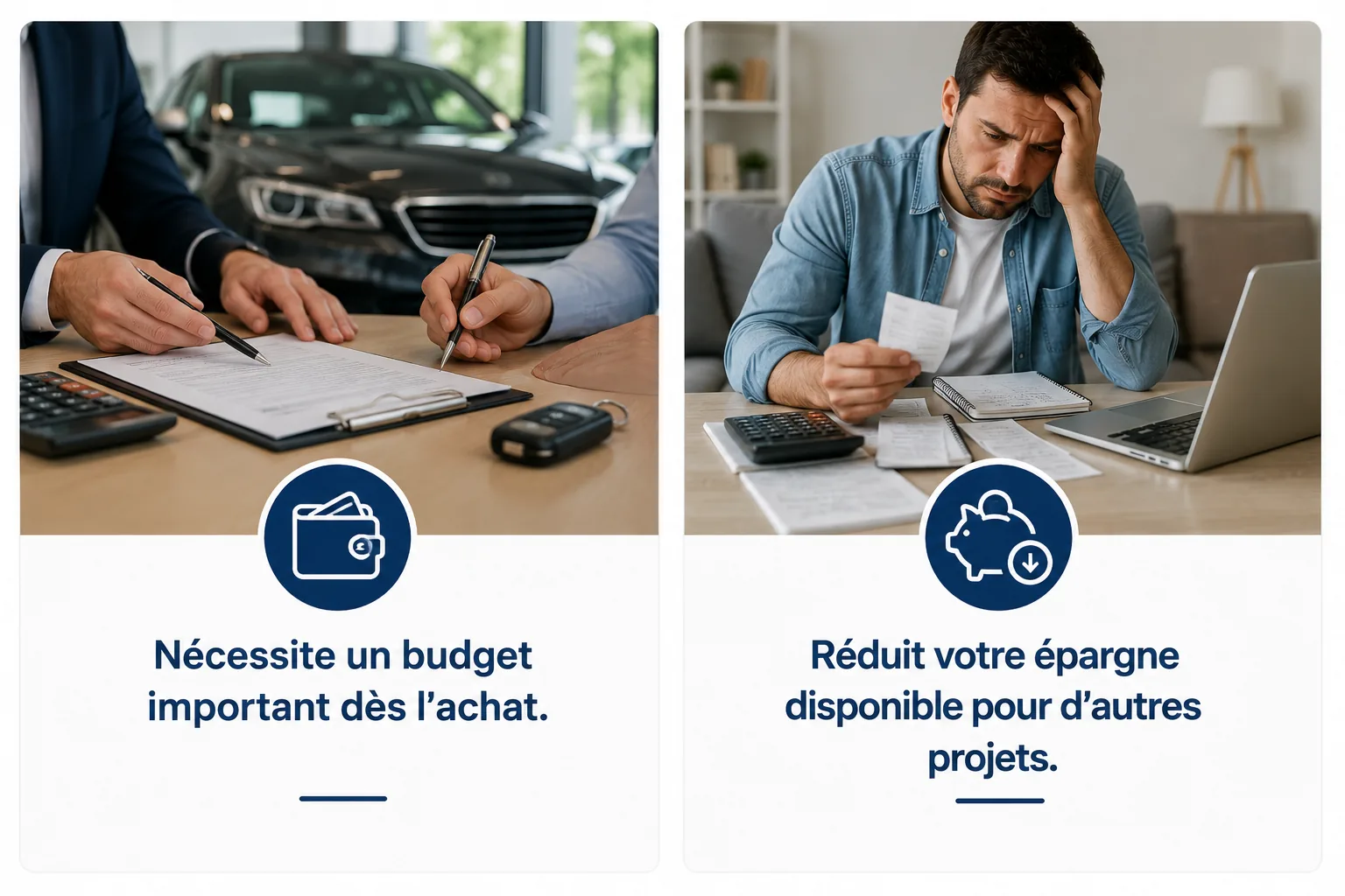 Achat d'un véhicule au comptant