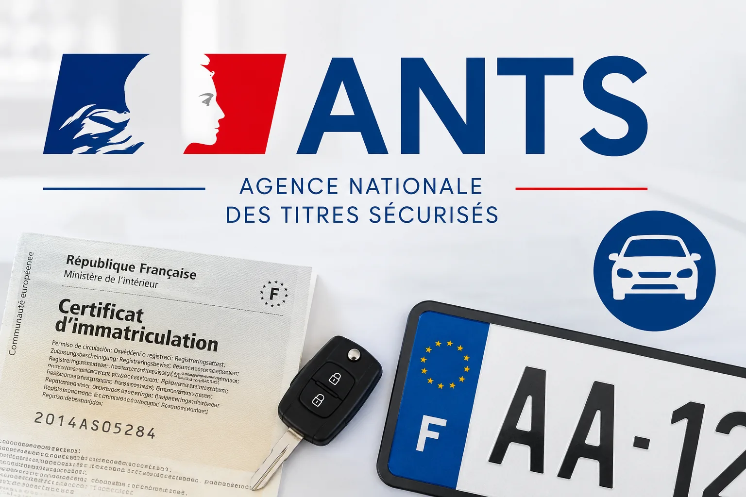 ANTS, plateforme officielle d'immatriculation