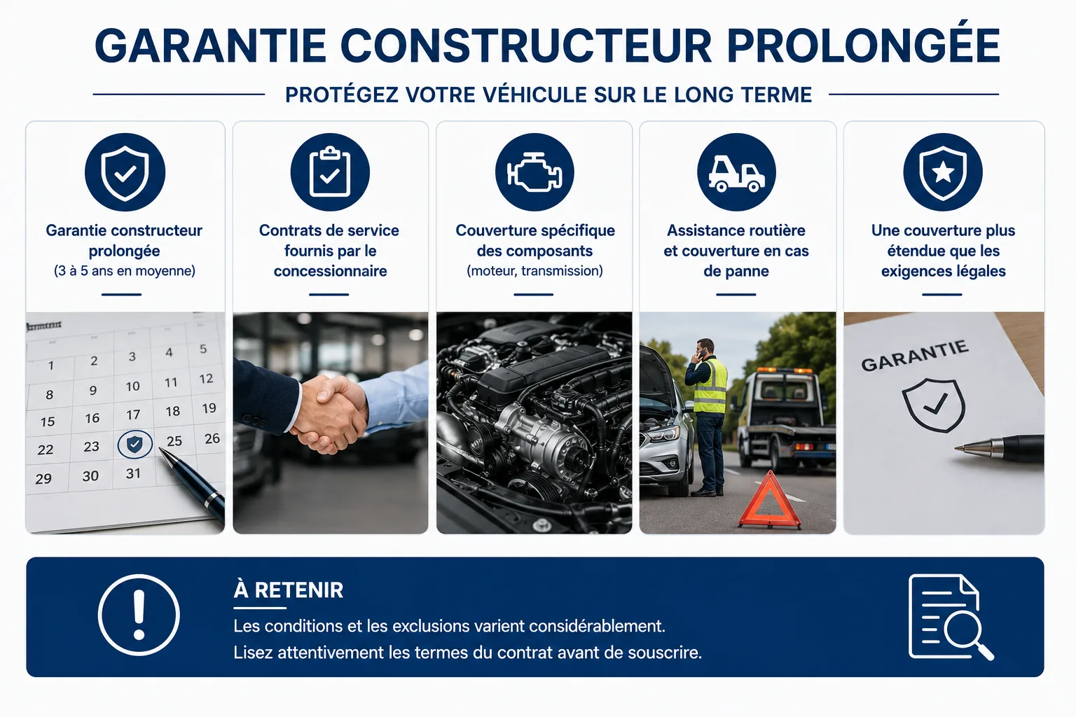 Garantie constructeur prolongée expliquée