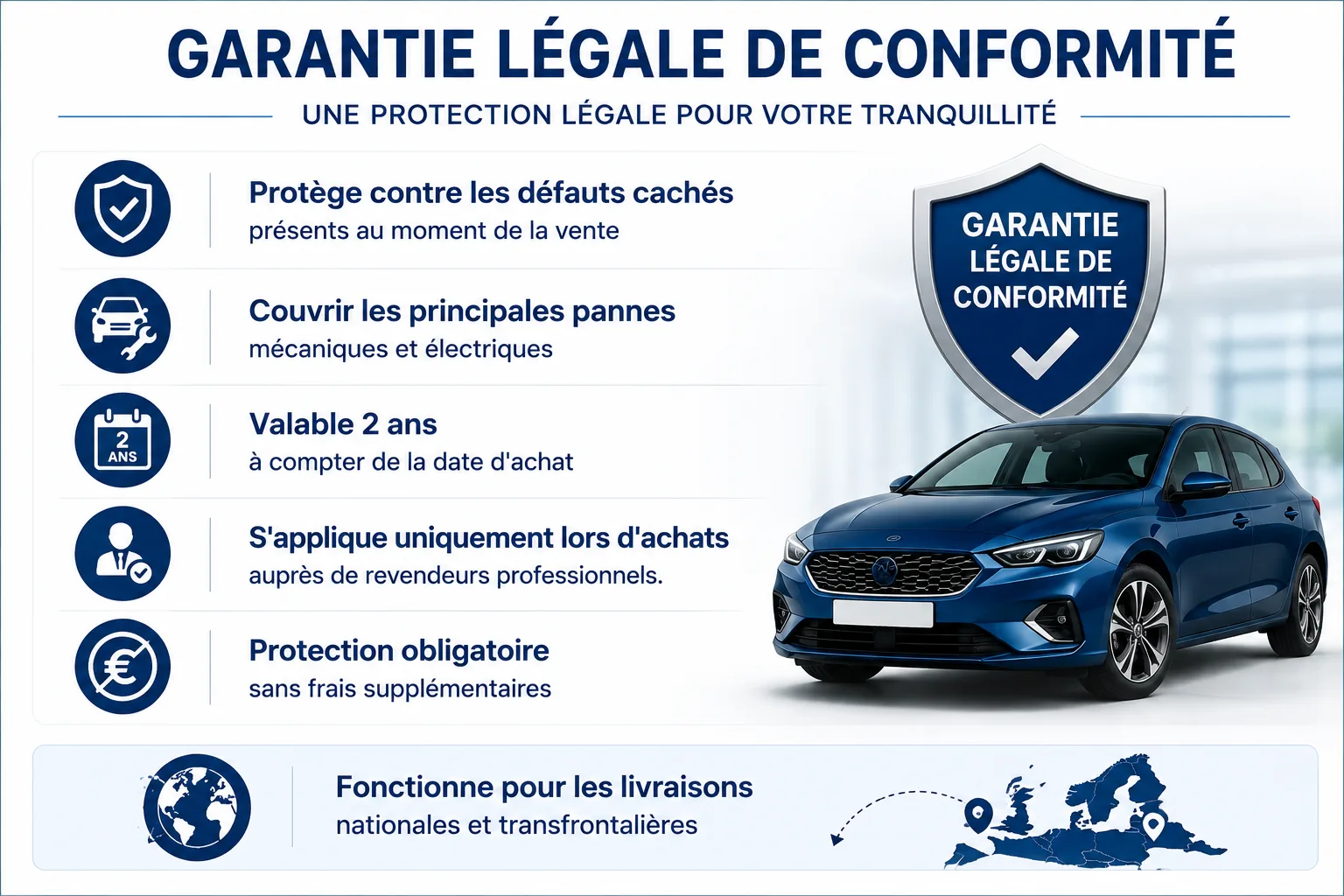 Garantie légale de conformité automobile