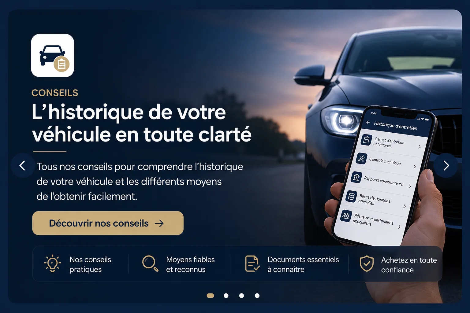 Historique d'entretien