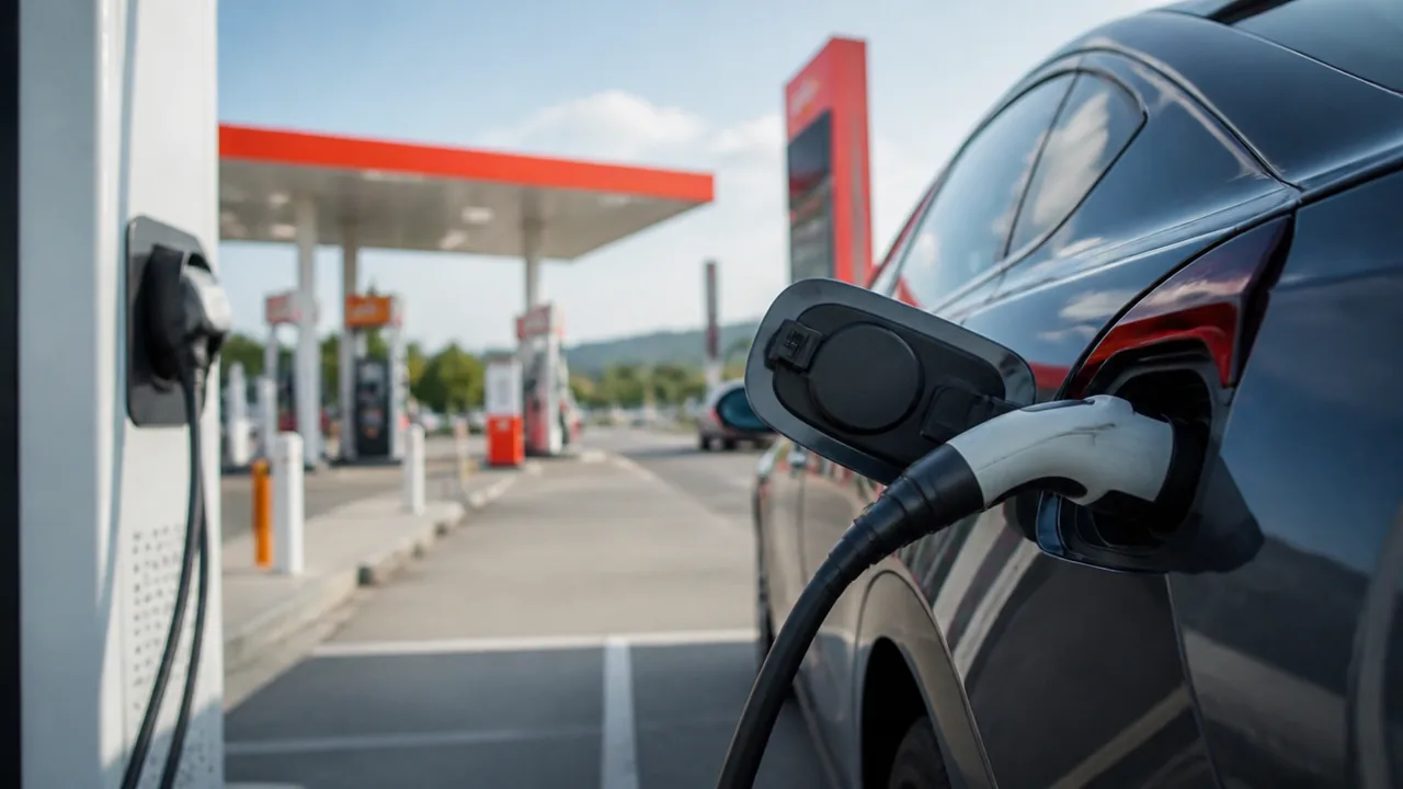 Payer son carburant et sa recharge au meilleur prix — illustration générée par IA