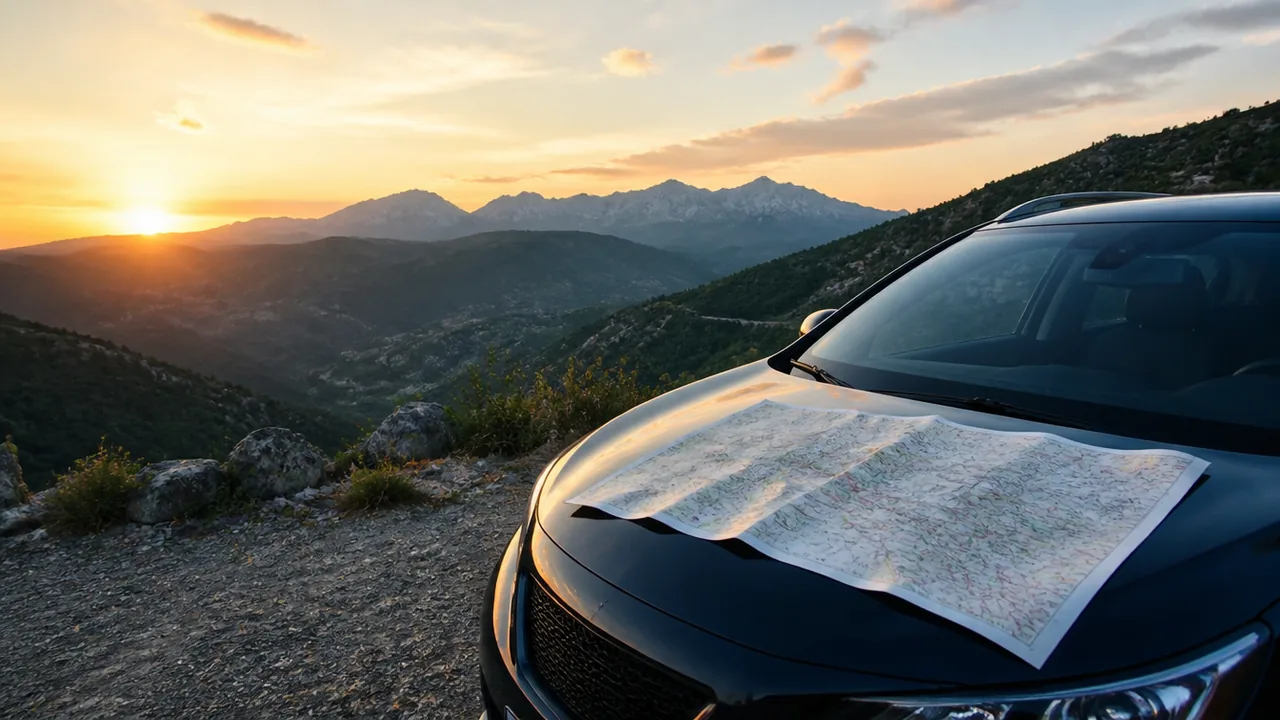 Réussir un road-trip en France : itinéraire, budget et préparation — illustration générée par IA