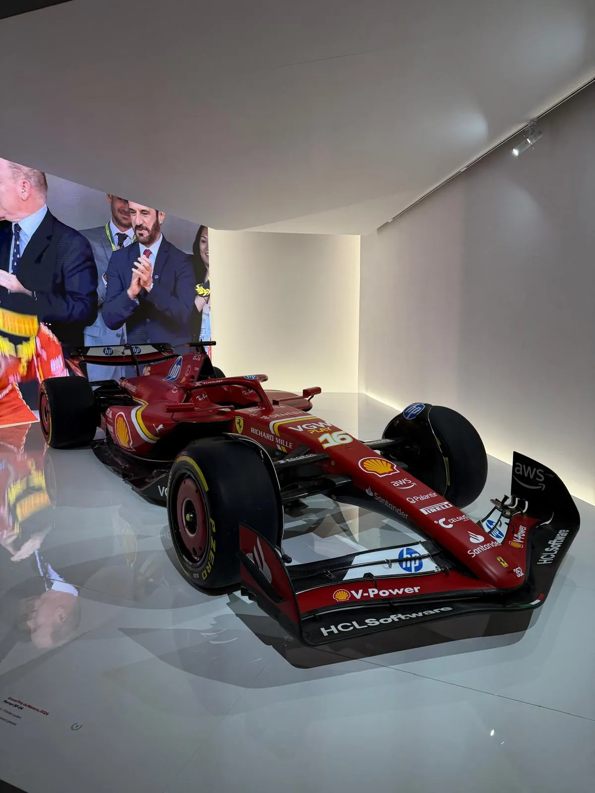 Ferrari SF-24 n°16, victorieuse du Grand Prix de Monaco 2024 avec Charles Leclerc