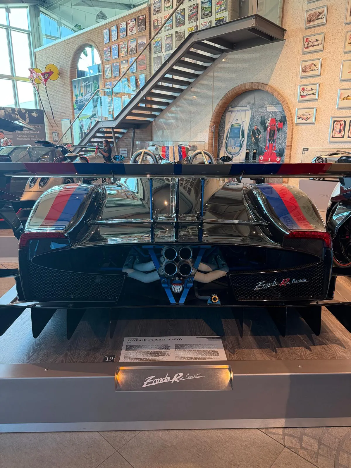 Pagani Zonda HP Barchetta Revo, vue arrière